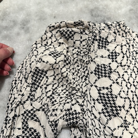 Free people button up blouse size med - Picture 5 of 5